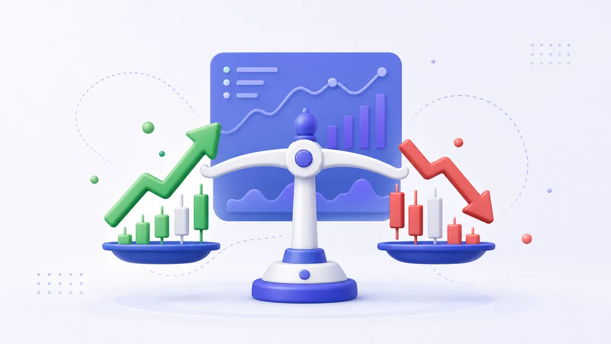 Free crypto trading signals with independent bullish and bearish scoring
