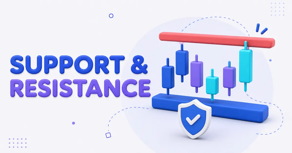 Support and resistance entry zones for crypto futures signals